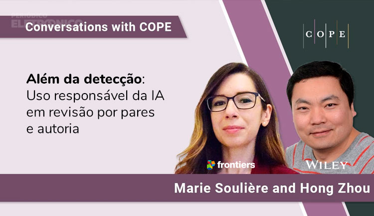 Podcast "Conversations with COPE" discute desafios éticos na adoção de inteligência artificial em autoria, revisão por pares e detecção de fraude